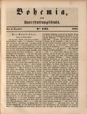 Bohemia Dienstag 2. Dezember 1845