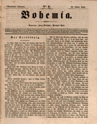 Bohemia Dienstag 20. Januar 1846