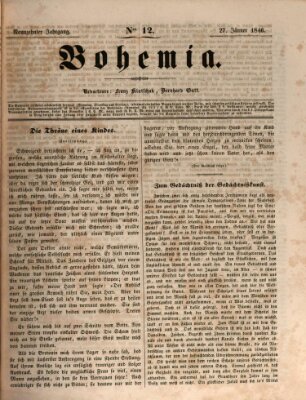 Bohemia Dienstag 27. Januar 1846