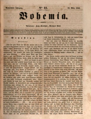 Bohemia Sonntag 22. März 1846