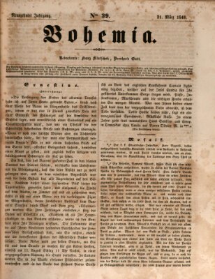 Bohemia Dienstag 31. März 1846