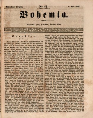 Bohemia Donnerstag 9. April 1846