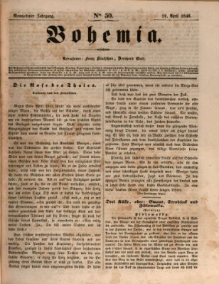 Bohemia Sonntag 19. April 1846