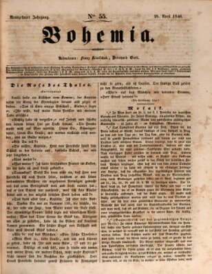 Bohemia Dienstag 28. April 1846