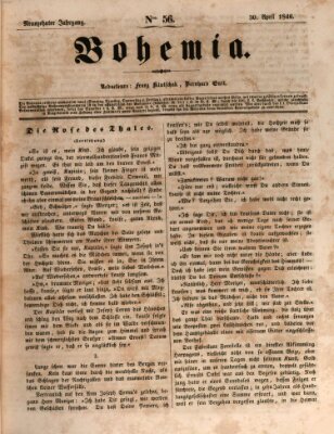 Bohemia Donnerstag 30. April 1846