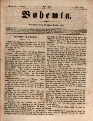 Bohemia Sonntag 7. Juni 1846