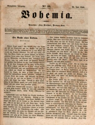 Bohemia Donnerstag 25. Juni 1846