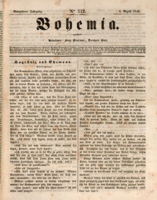 Bohemia Donnerstag 6. August 1846