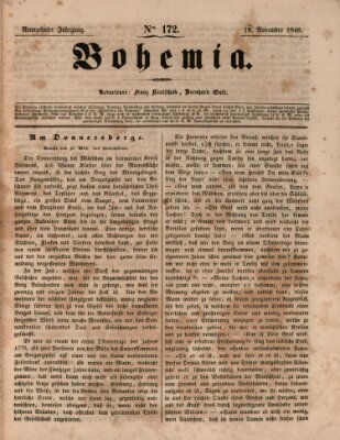 Bohemia Donnerstag 19. November 1846