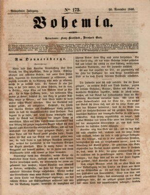 Bohemia Freitag 20. November 1846