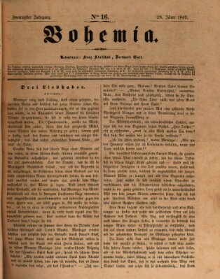 Bohemia Donnerstag 28. Januar 1847