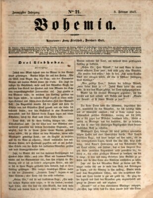 Bohemia Freitag 5. Februar 1847