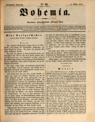 Bohemia Donnerstag 11. März 1847