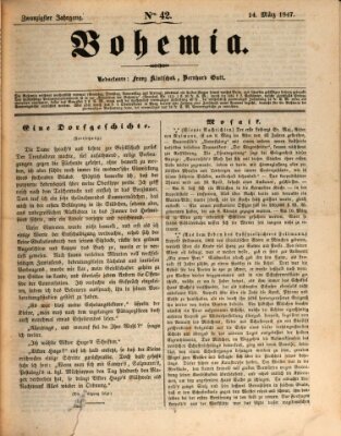 Bohemia Sonntag 14. März 1847