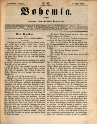 Bohemia Donnerstag 8. April 1847