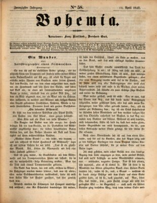 Bohemia Sonntag 11. April 1847