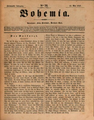 Bohemia Donnerstag 13. Mai 1847