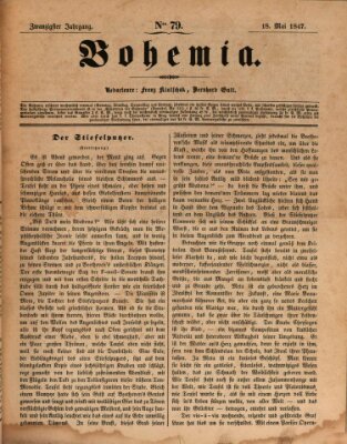 Bohemia Dienstag 18. Mai 1847