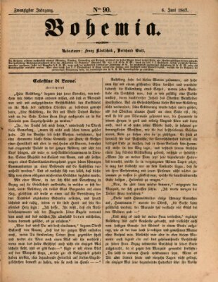 Bohemia Sonntag 6. Juni 1847