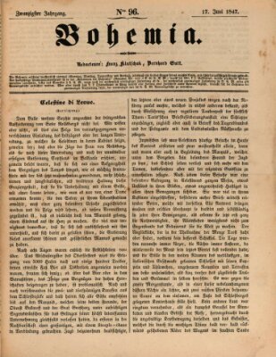 Bohemia Donnerstag 17. Juni 1847