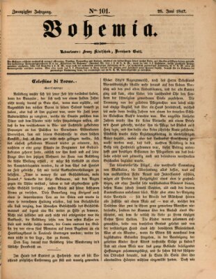 Bohemia Freitag 25. Juni 1847