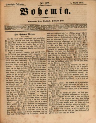 Bohemia Sonntag 1. August 1847