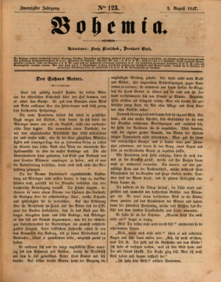 Bohemia Dienstag 3. August 1847