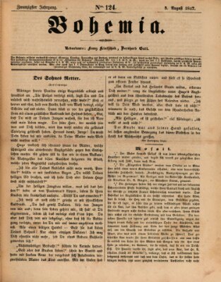 Bohemia Donnerstag 5. August 1847