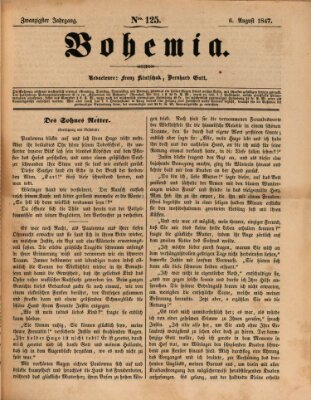 Bohemia Freitag 6. August 1847