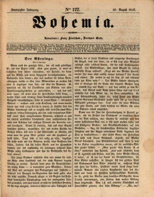 Bohemia Dienstag 10. August 1847