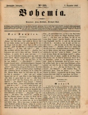 Bohemia Dienstag 7. Dezember 1847