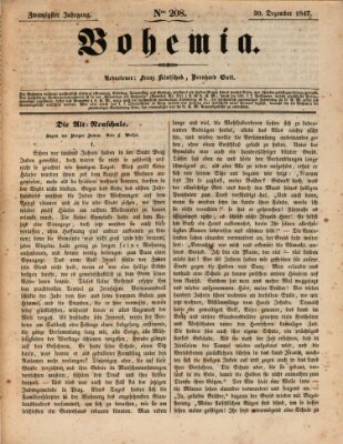 Bohemia Donnerstag 30. Dezember 1847