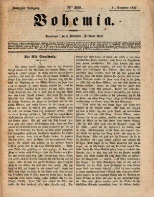 Bohemia Freitag 31. Dezember 1847