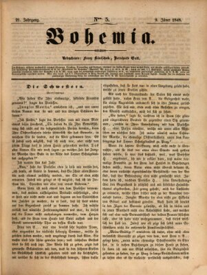 Bohemia Sonntag 9. Januar 1848