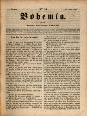 Bohemia Donnerstag 27. Januar 1848