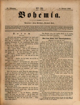 Bohemia Dienstag 8. Februar 1848