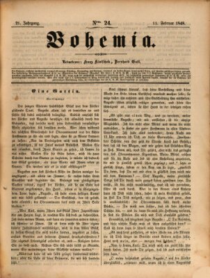 Bohemia Freitag 11. Februar 1848