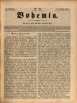 Bohemia Donnerstag 17. Februar 1848