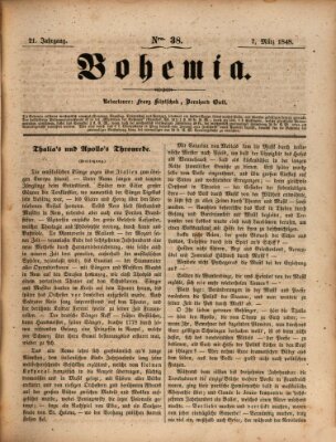 Bohemia Dienstag 7. März 1848