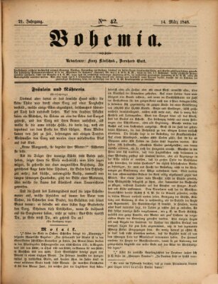 Bohemia Dienstag 14. März 1848