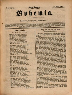 Bohemia Montag 20. März 1848