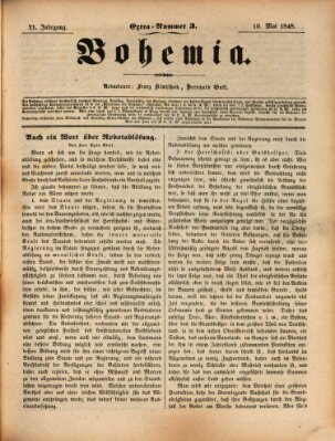 Bohemia Mittwoch 10. Mai 1848