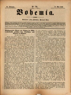 Bohemia Donnerstag 18. Mai 1848