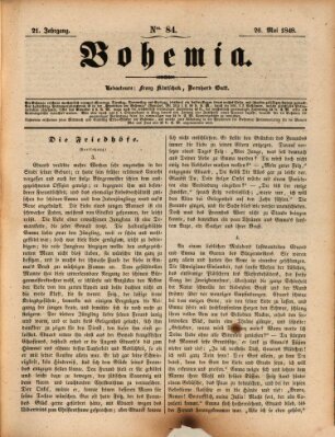 Bohemia Freitag 26. Mai 1848