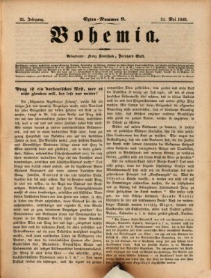 Bohemia Mittwoch 31. Mai 1848