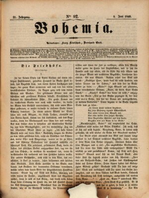 Bohemia Freitag 9. Juni 1848