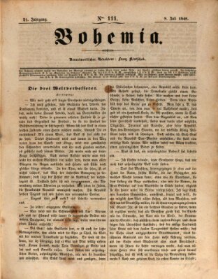 Bohemia Samstag 8. Juli 1848