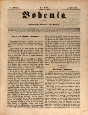 Bohemia Freitag 14. Juli 1848