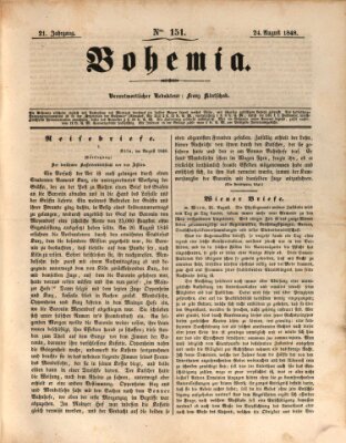 Bohemia Donnerstag 24. August 1848