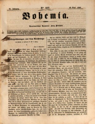 Bohemia Dienstag 12. September 1848